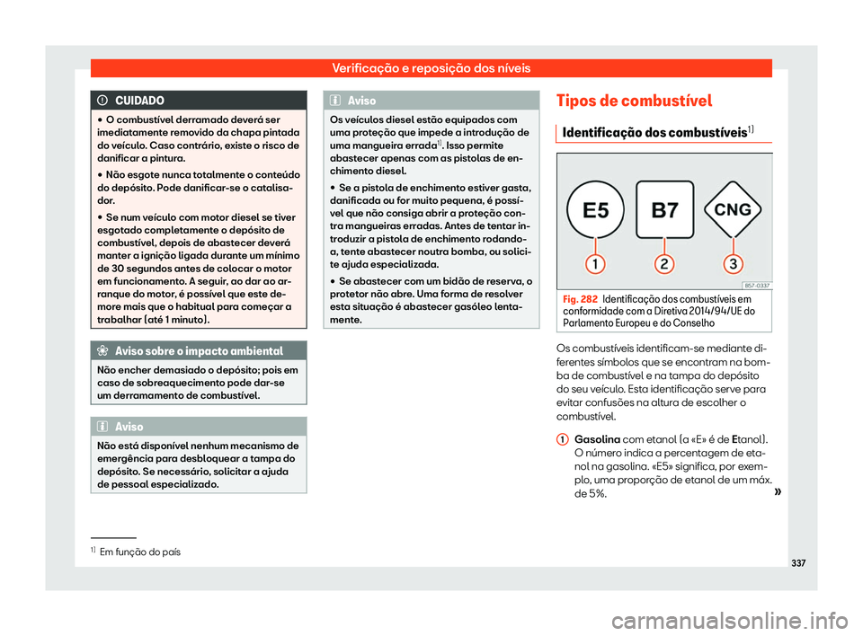 Seat Alhambra 2019  Manual do proprietário (in Portuguese)  Verifica