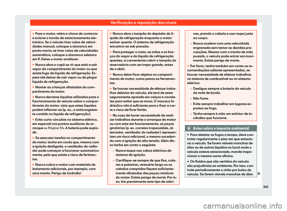Seat Alhambra 2019 Manual do proprietário (in Portuguese) Verifica Seat Alhambra 2019 Manual do proprietário (in Portuguese) Verifica