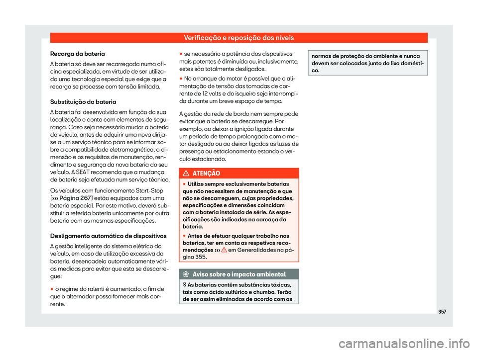 Seat Alhambra 2019 Manual do proprietário (in Portuguese) Verifica Seat Alhambra 2019 Manual do proprietário (in Portuguese) Verifica
