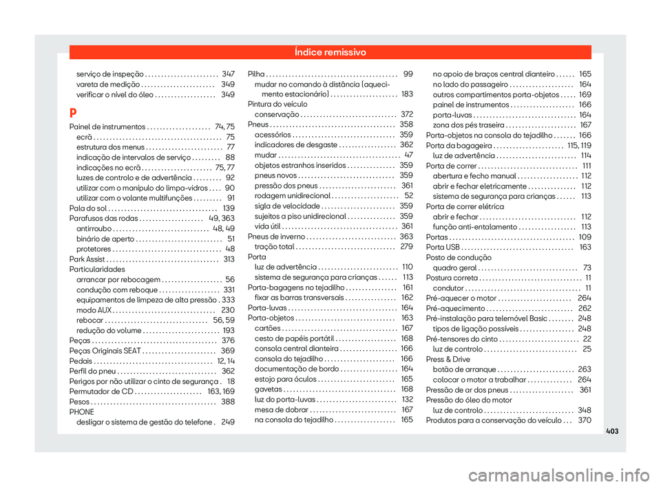 Seat Alhambra 2019 Manual do proprietário (in Portuguese) Seat Alhambra 2019 Manual do proprietário (in Portuguese)