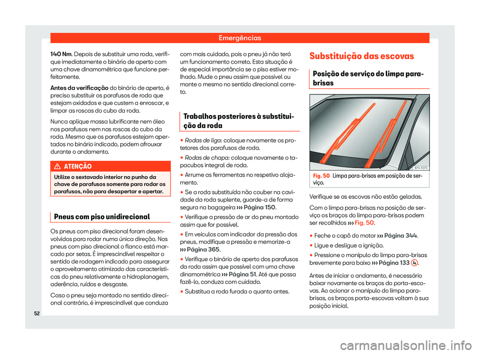 Seat Alhambra 2019  Manual do proprietário (in Portuguese)  Emerg