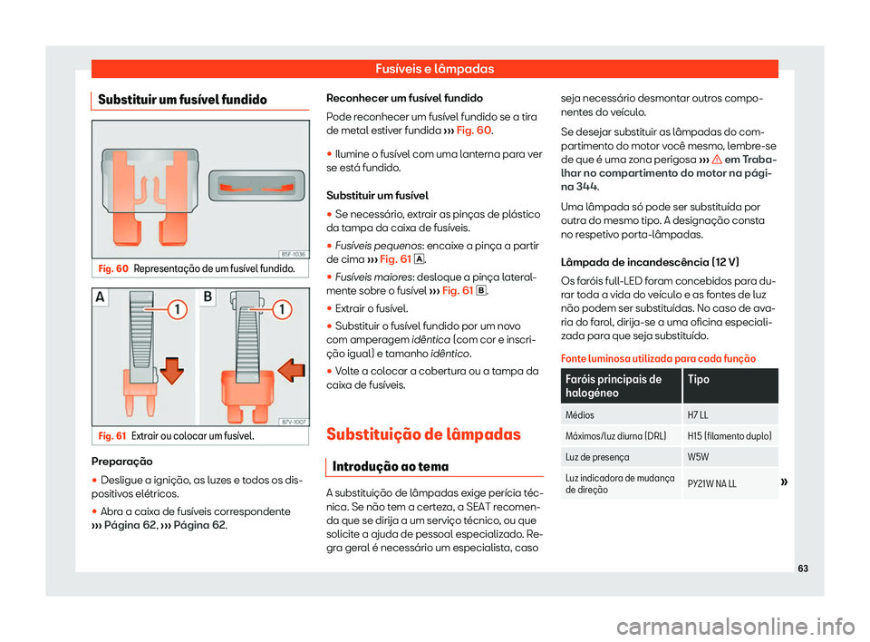 Seat Alhambra 2019 Manual do proprietário (in Portuguese) Fus Seat Alhambra 2019 Manual do proprietário (in Portuguese) Fus