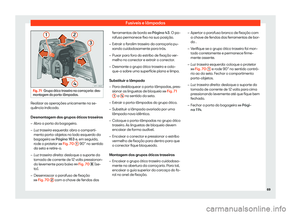 Seat Alhambra 2019  Manual do proprietário (in Portuguese)  Fus
