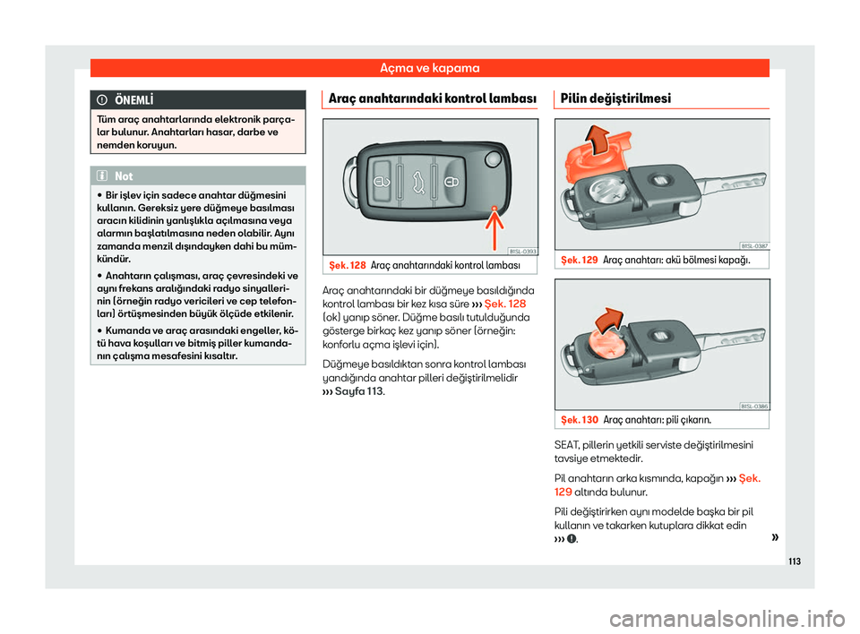 Seat Alhambra 2019 Kullanım Kılavuzu (in Turkish) A Seat Alhambra 2019 Kullanım Kılavuzu (in Turkish) A