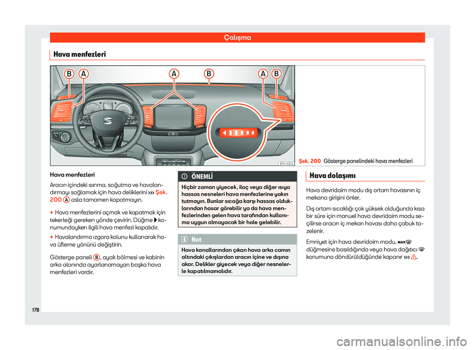 Seat Alhambra 2019 Kullanım Kılavuzu (in Turkish) Seat Alhambra 2019 Kullanım Kılavuzu (in Turkish)
