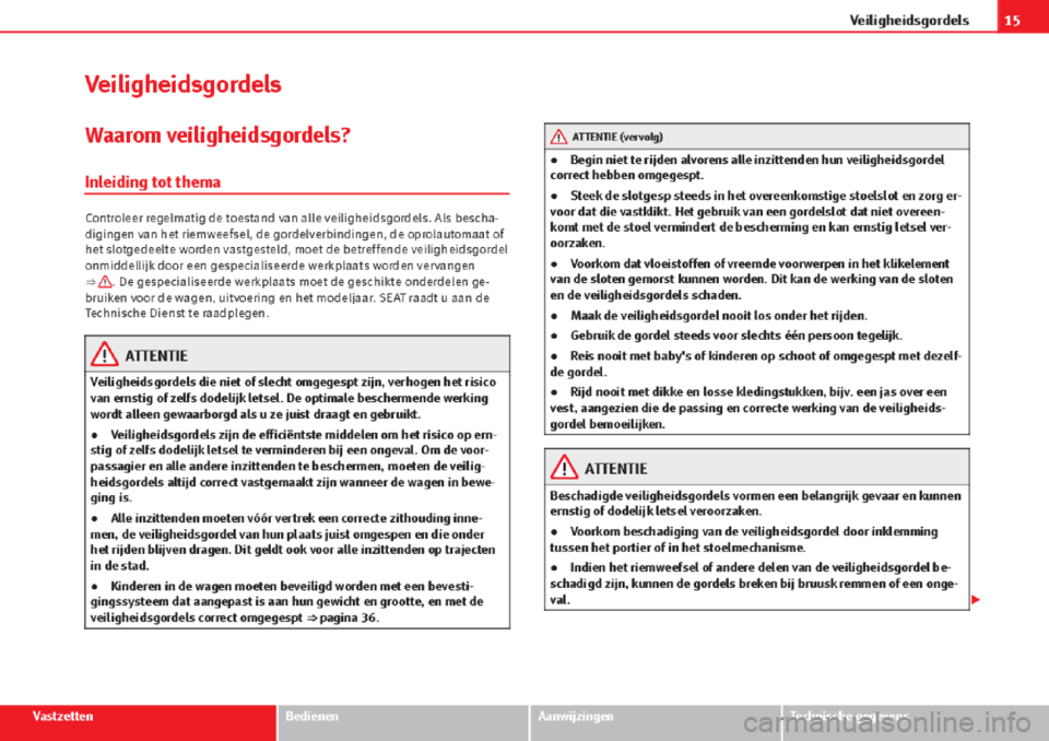Seat Alhambra 2015 Handleiding (in Dutch) Seat Alhambra 2015 Handleiding (in Dutch)
