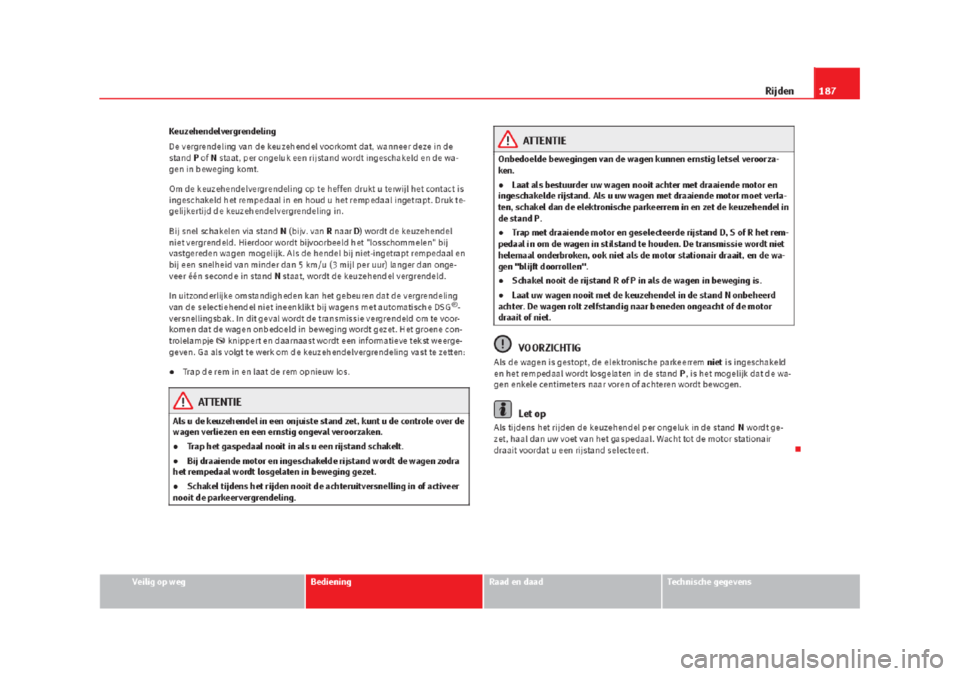 Seat Alhambra 2015 Handleiding (in Dutch) Seat Alhambra 2015 Handleiding (in Dutch)