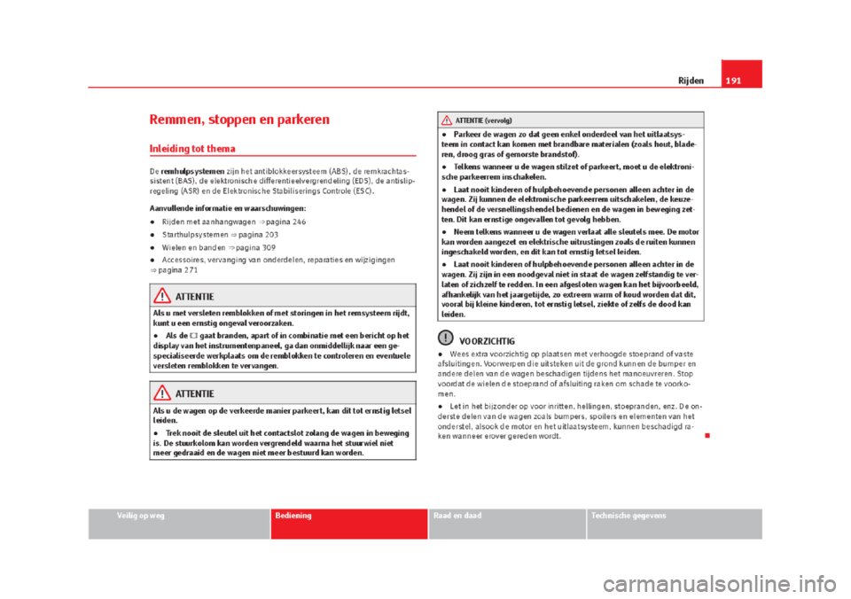 Seat Alhambra 2015 Handleiding (in Dutch) Seat Alhambra 2015 Handleiding (in Dutch)