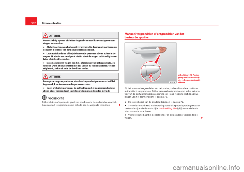 Seat Alhambra 2015 Handleiding (in Dutch) Seat Alhambra 2015 Handleiding (in Dutch)