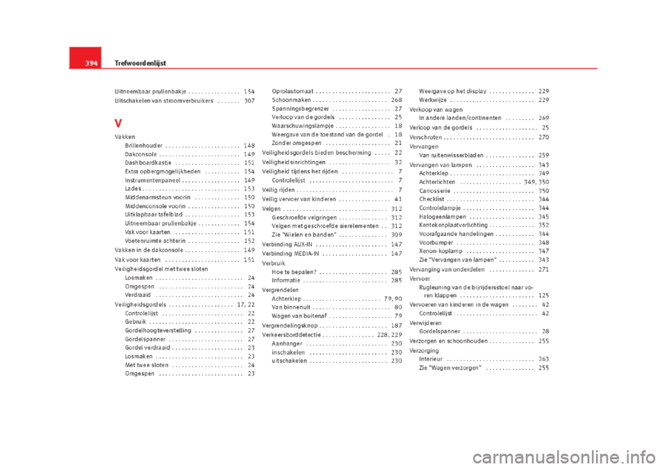 Seat Alhambra 2015 Handleiding (in Dutch) Seat Alhambra 2015 Handleiding (in Dutch)