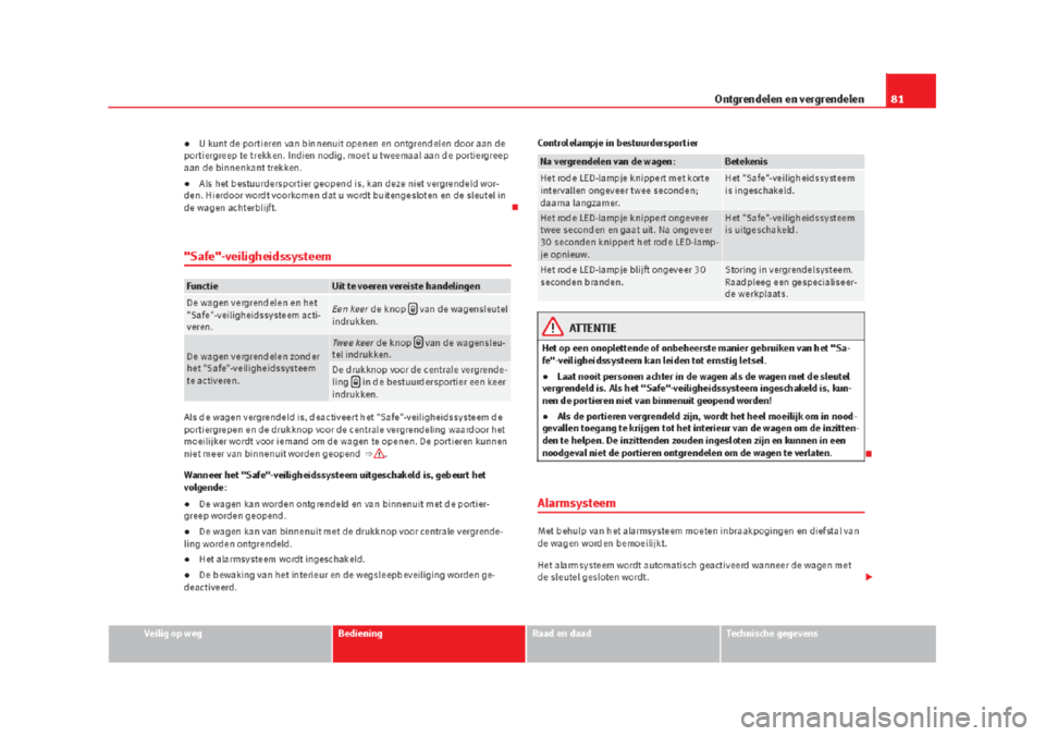 Seat Alhambra 2015 Handleiding (in Dutch) Seat Alhambra 2015 Handleiding (in Dutch)