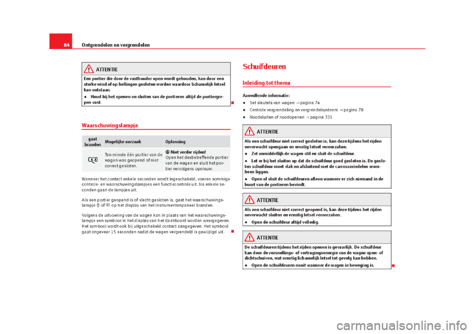 Seat Alhambra 2015 Handleiding (in Dutch) Seat Alhambra 2015 Handleiding (in Dutch)