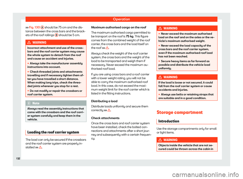 Seat Arona 2020  Owners Manual Operation
