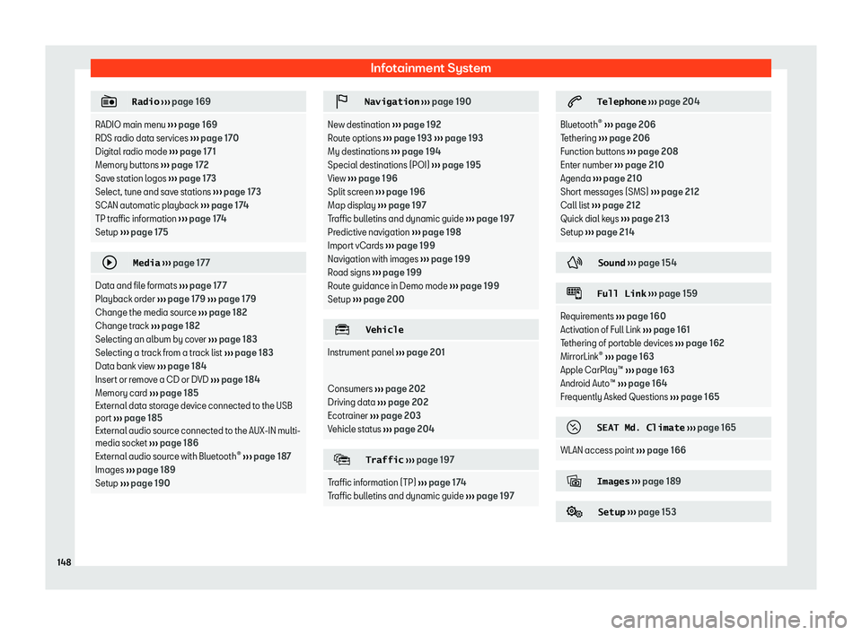 Seat Arona 2020  Owners Manual Infotainment System
�
�R�a�d�i�o
 
