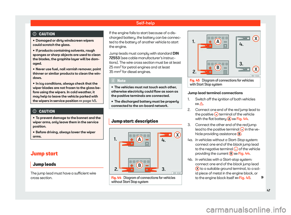 Seat Arona 2020 Service Manual Self-help
CAUTION
