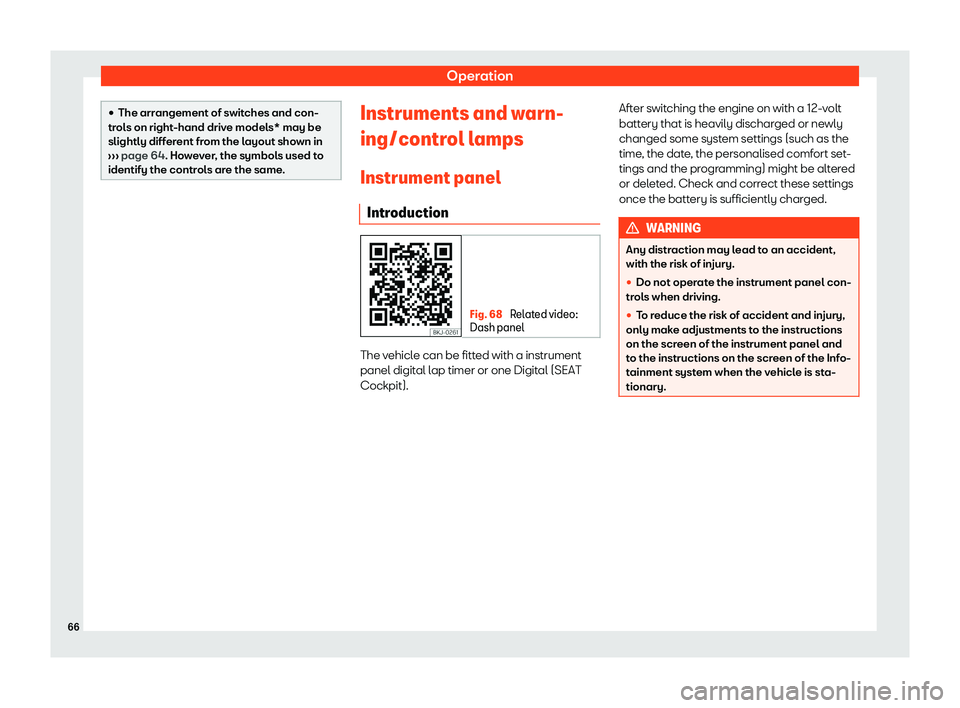 Seat Arona 2020 Repair Manual Operation
