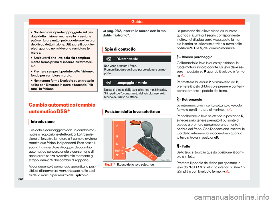 Seat Arona 2020  Manuale del proprietario (in Italian) Guida
