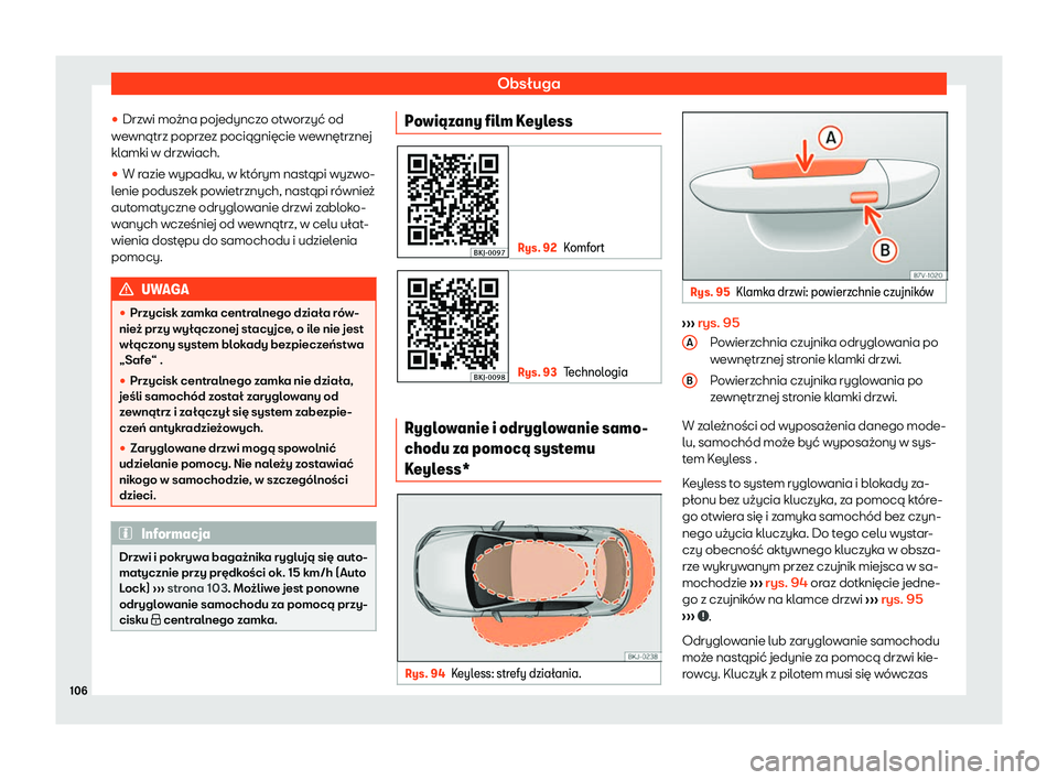 Seat Arona 2020  Instrukcja Obsługi (in Polish) Obsługa

