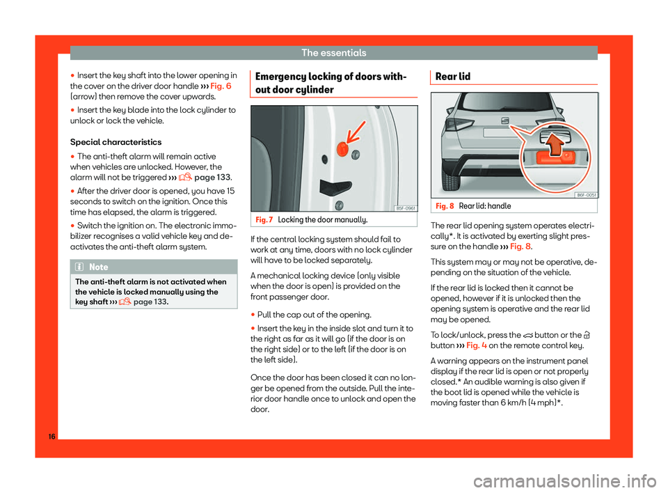 Seat Arona 2019 User Guide The essentials
