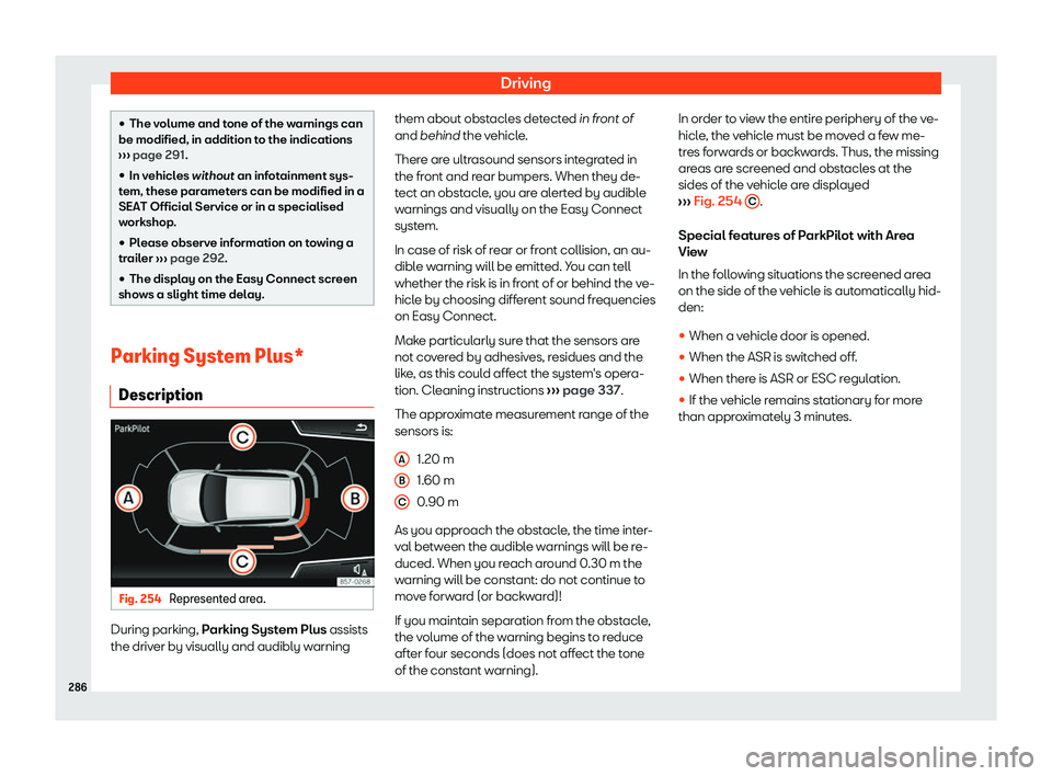 Seat Arona 2019  Owners Manual Driving
