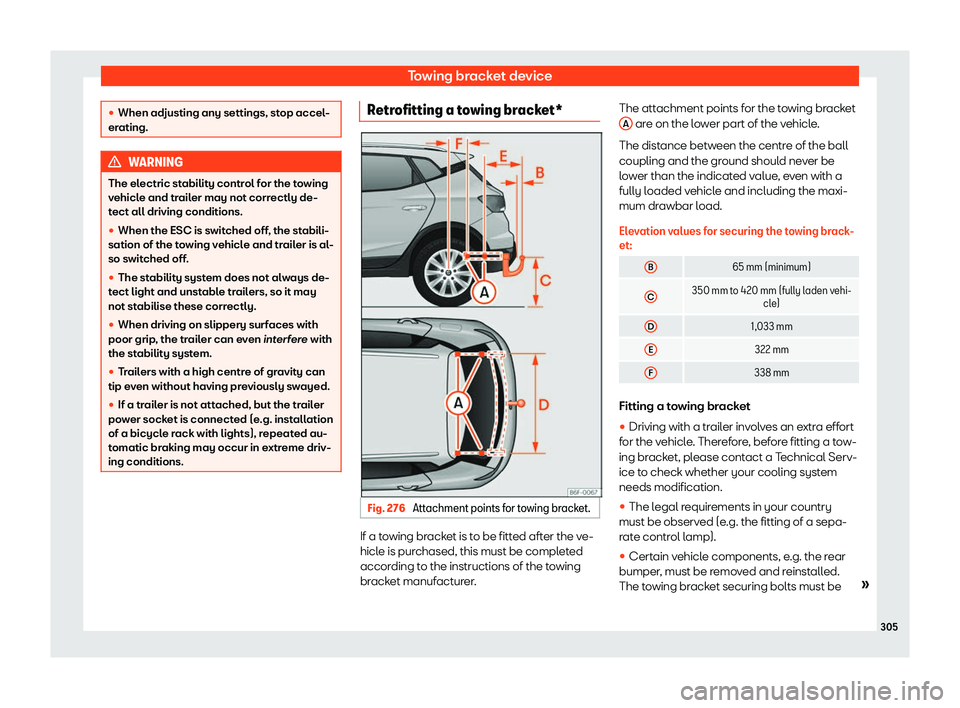 Seat Arona 2019  Owners Manual Towing bracket device
