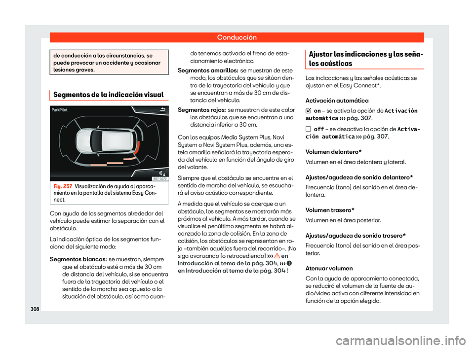 Seat Arona 2019  Manual del propietario (in Spanish) Conducci