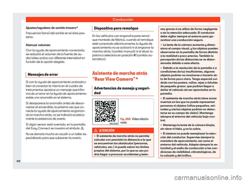 Seat Arona 2019  Manual del propietario (in Spanish) Conducci