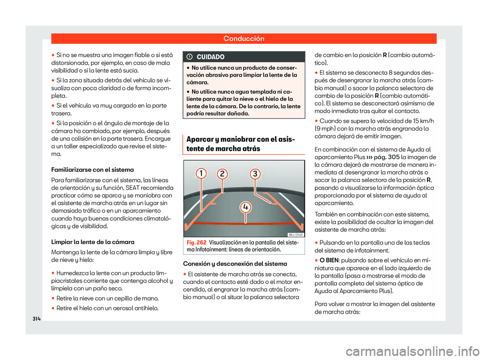 Seat Arona 2019  Manual del propietario (in Spanish) Conducci