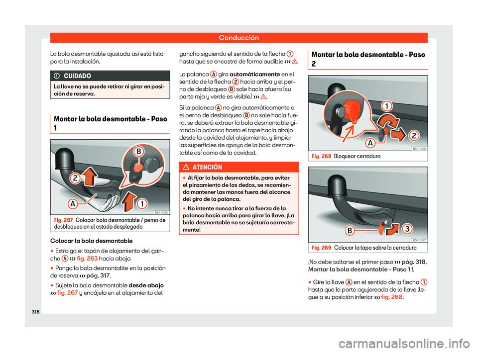 Seat Arona 2019  Manual del propietario (in Spanish) Conducci