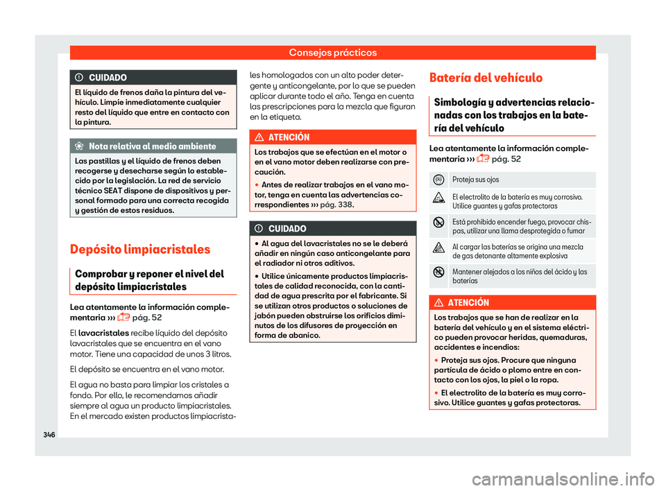 Seat Arona 2019 Manual del propietario (in Spanish) Consejos pr Seat Arona 2019 Manual del propietario (in Spanish) Consejos pr