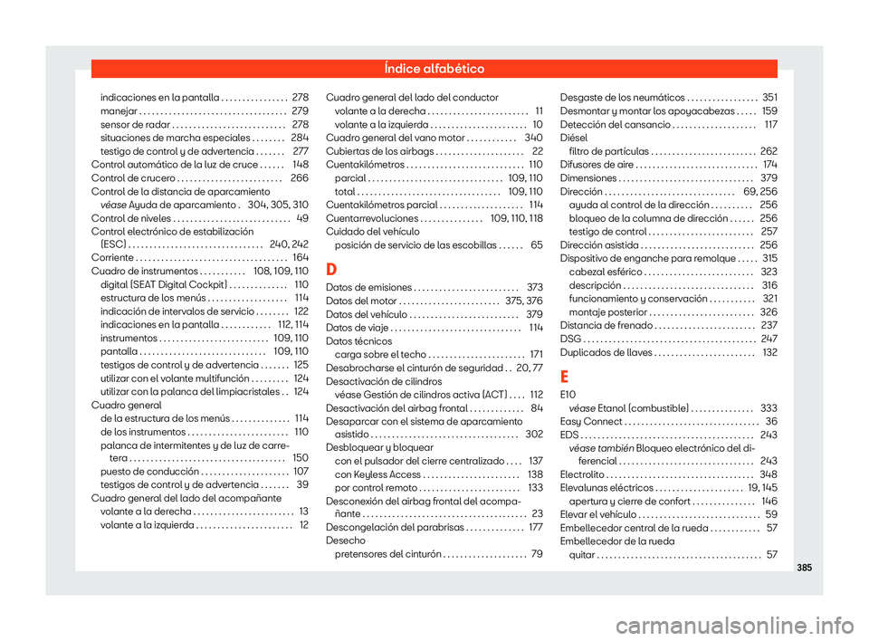 Seat Arona 2019 Manual del propietario (in Spanish) Seat Arona 2019 Manual del propietario (in Spanish)