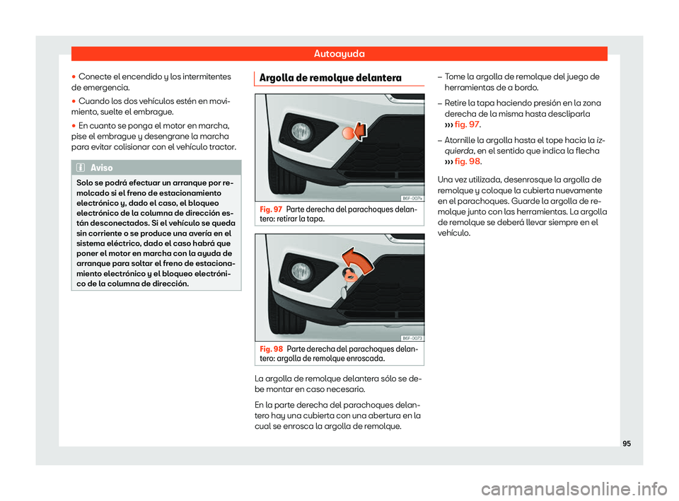 Seat Arona 2019  Manual del propietario (in Spanish) Autoayuda
