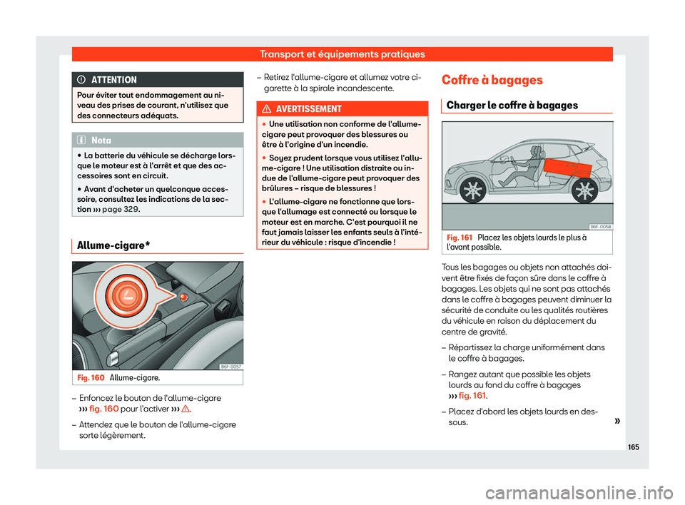 Seat Arona 2019  Manuel du propriétaire (in French)  Transport et 