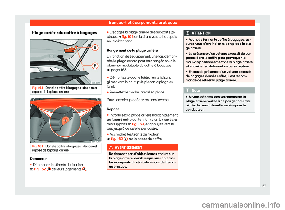 Seat Arona 2019  Manuel du propriétaire (in French)  Transport et 