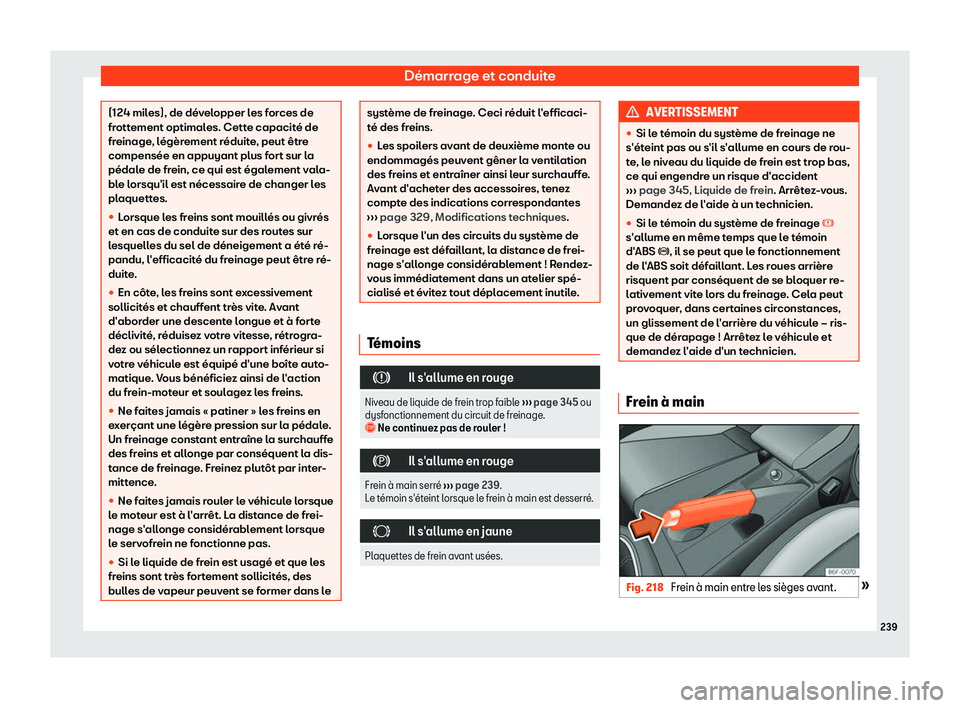 Seat Arona 2019 Manuel du propriétaire (in French) D Seat Arona 2019 Manuel du propriétaire (in French) D