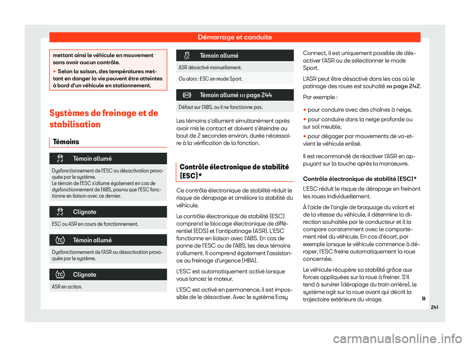 Seat Arona 2019 Manuel du propriétaire (in French) D Seat Arona 2019 Manuel du propriétaire (in French) D