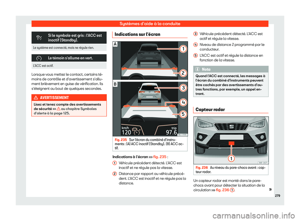 Seat Arona 2019 Manuel du propriétaire (in French) Syst Seat Arona 2019 Manuel du propriétaire (in French) Syst