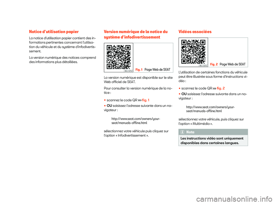 Seat Arona 2019 Manuel du propriétaire (in French) Notice d Seat Arona 2019 Manuel du propriétaire (in French) Notice d