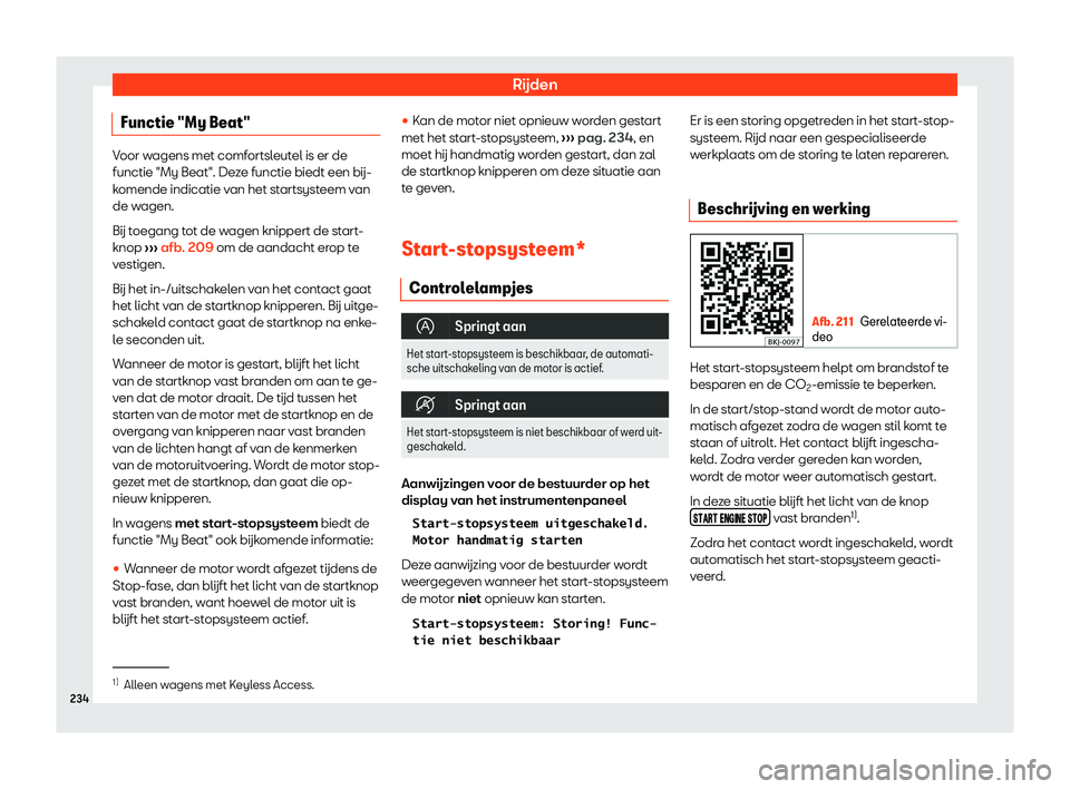 Seat Arona 2019 Handleiding (in Dutch) R Seat Arona 2019 Handleiding (in Dutch) R