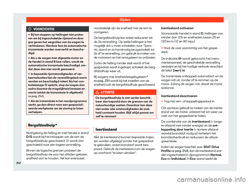 Seat Arona 2019 Handleiding (in Dutch) R Seat Arona 2019 Handleiding (in Dutch) R