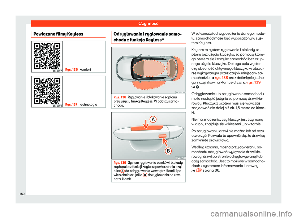 Seat Arona 2019  Instrukcja Obsługi (in Polish) Czynno