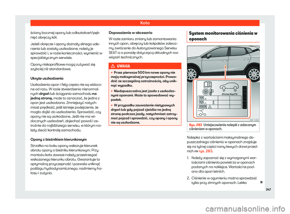 Seat Arona 2019  Instrukcja Obsługi (in Polish) Ko