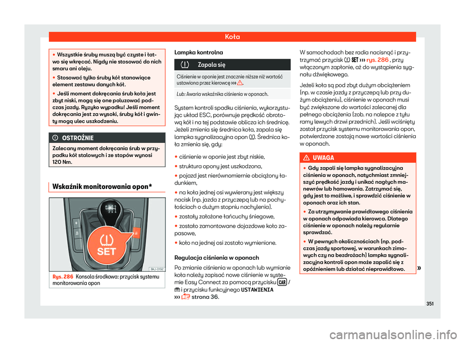 Seat Arona 2019  Instrukcja Obsługi (in Polish) Ko