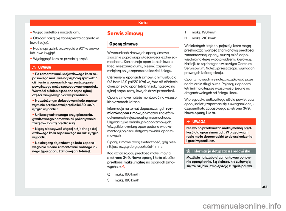 Seat Arona 2019  Instrukcja Obsługi (in Polish) Ko