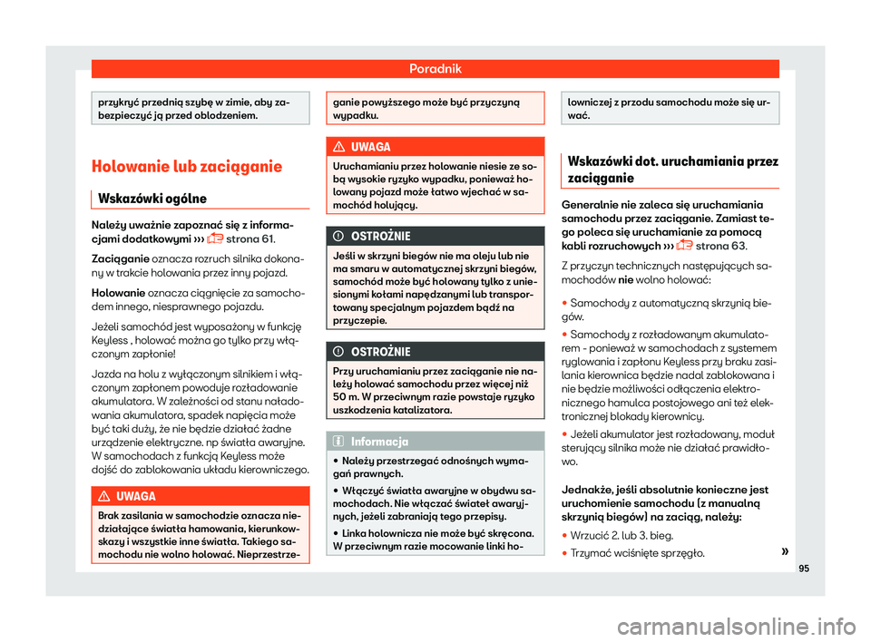 Seat Arona 2019  Instrukcja Obsługi (in Polish) Poradnik
przykry