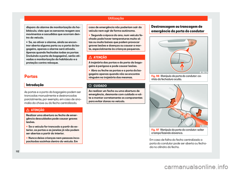 Seat Arona 2019  Manual do proprietário (in Portuguese)  Utiliza