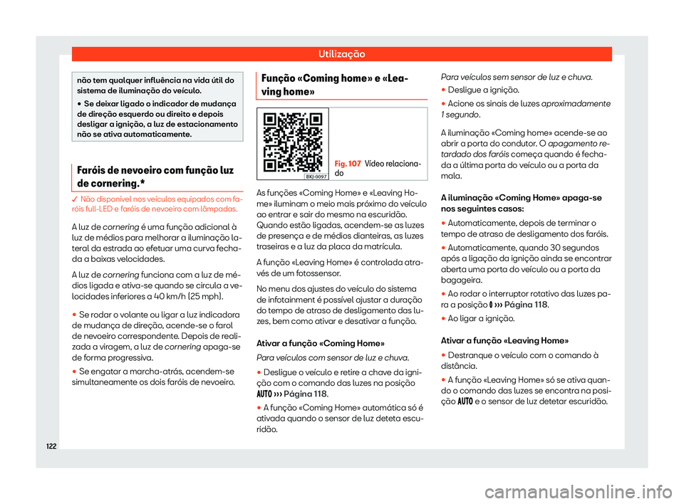 Seat Arona 2019  Manual do proprietário (in Portuguese)  Utiliza