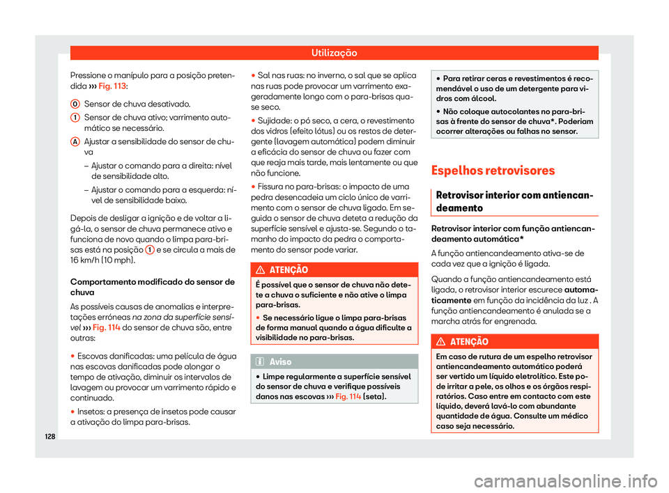 Seat Arona 2019  Manual do proprietário (in Portuguese)  Utiliza