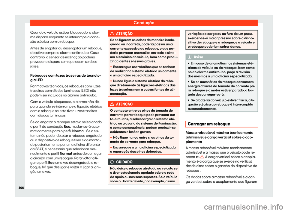 Seat Arona 2019  Manual do proprietário (in Portuguese)  Condu
