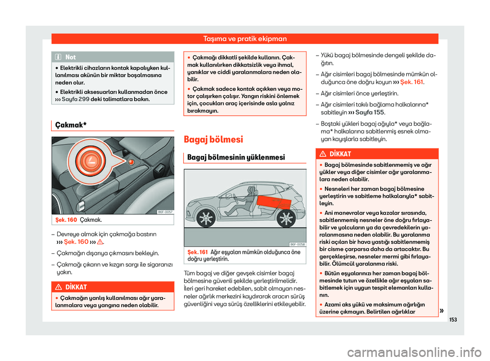 Seat Arona 2019 Kullanım Kılavuzu (in Turkish) Ta Seat Arona 2019 Kullanım Kılavuzu (in Turkish) Ta
